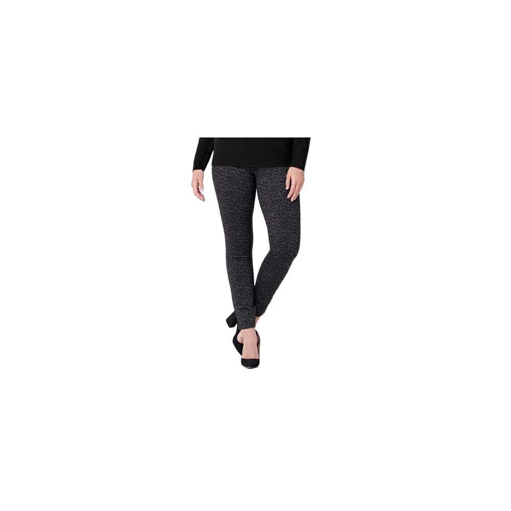 NYDJ Lift Tuck Technology Jodie Ponte Knit Animal Print Legging Pants‎ Size 10 - Picture 9 of 11